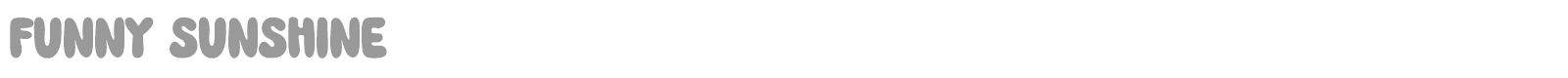 Funny Sunshine font preview